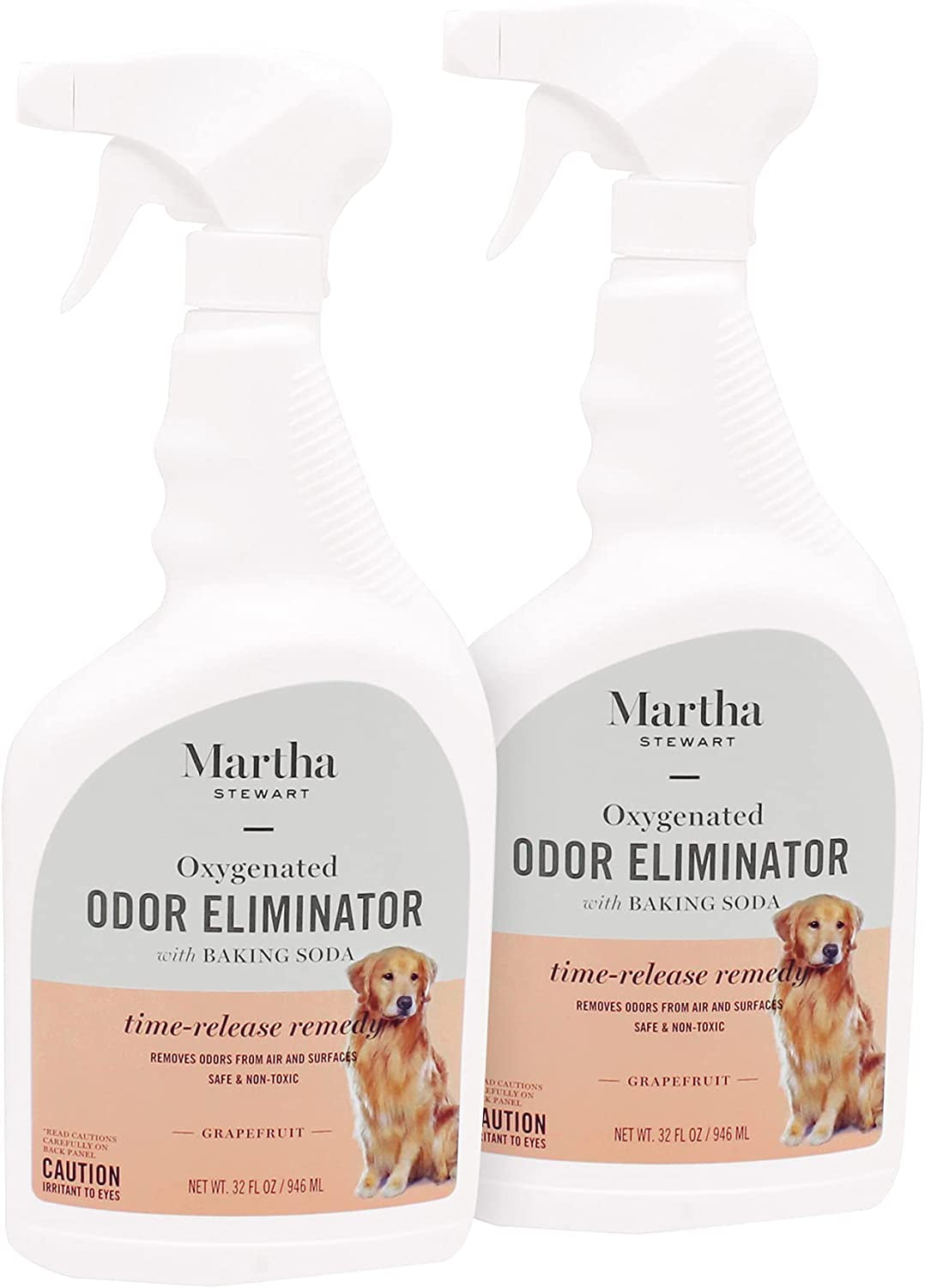 for Pets Oxy-Powered Time-Release Odor Eliminator | Effective Carpet Odor Neutralizer and Pet Stain Deodorizer, Fresh Citrus Grapefruit Scent, 32 Ounces 2 Pack (64 Oz Total),Ff10362Pcs2